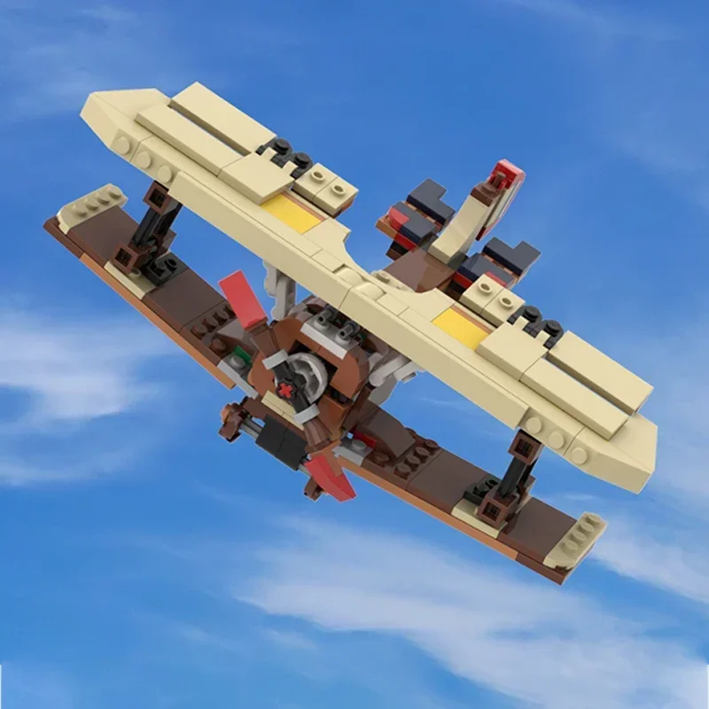 Moc Building Blocks Military Model Soavis Camel Aircraft Technical Bricks DIY Assembly Famous Toys For Childr Holiday Gifts