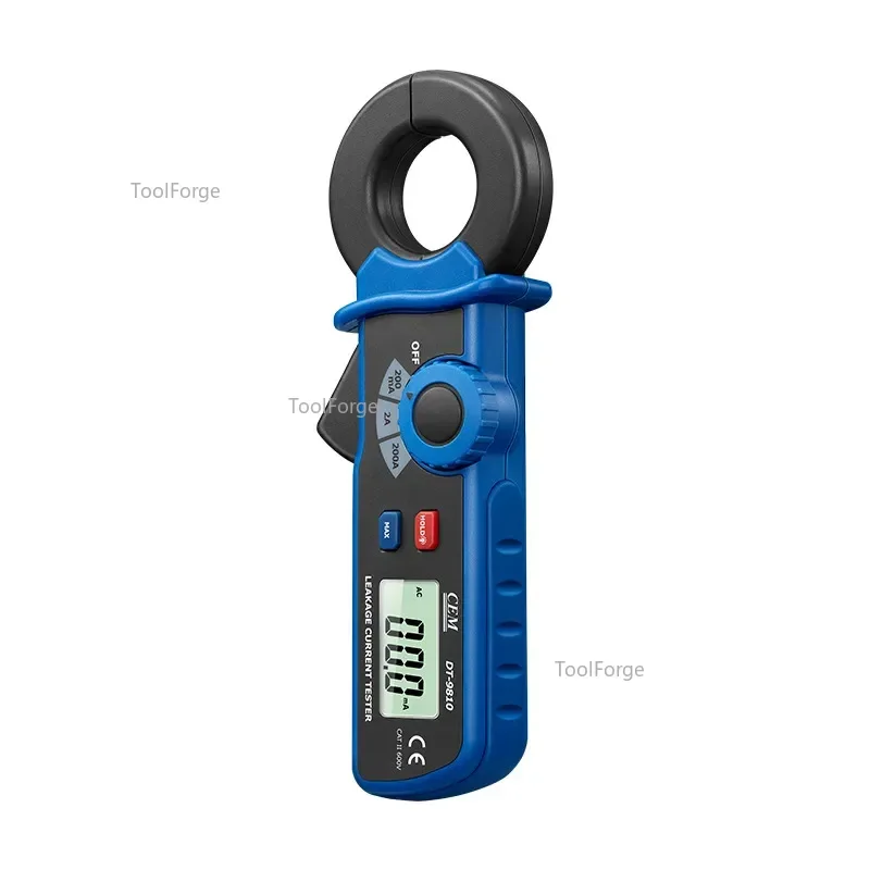CEM DT-9810 AC Leakage Current Clamp Meter 0.1mA Resolution Electric Detector Automatic Clamp Meter Digital Display,New.