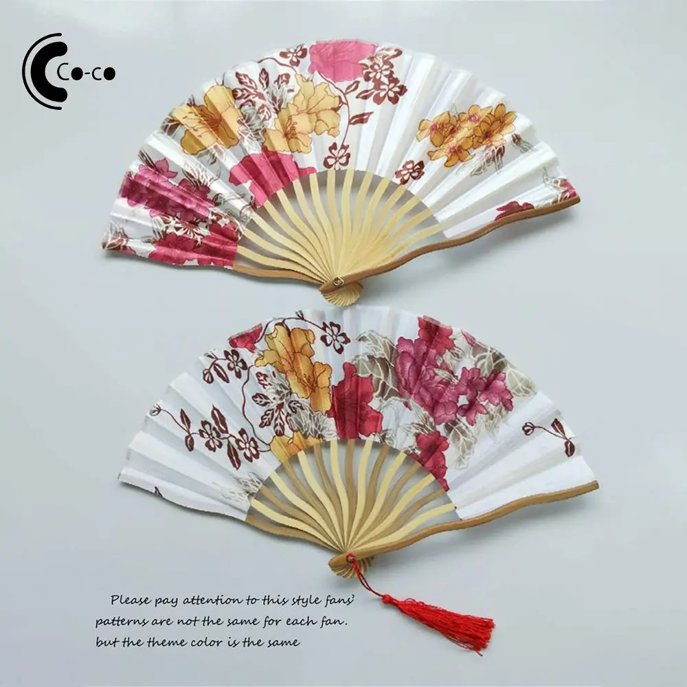 Dance Hand Fan Multi-scene Applicable Exquisite And Beautiful Wood Other Home Furnishing Bamboo Folding Fan Fine Workmanship Fan