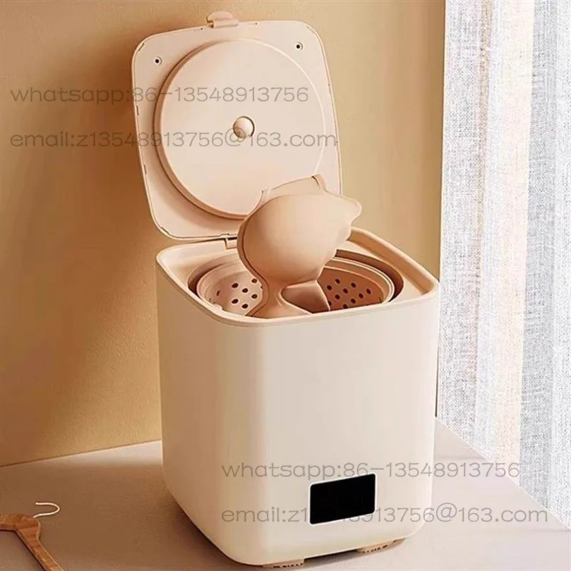 110V automatic mini washing machine underwear socks elution integrated household
