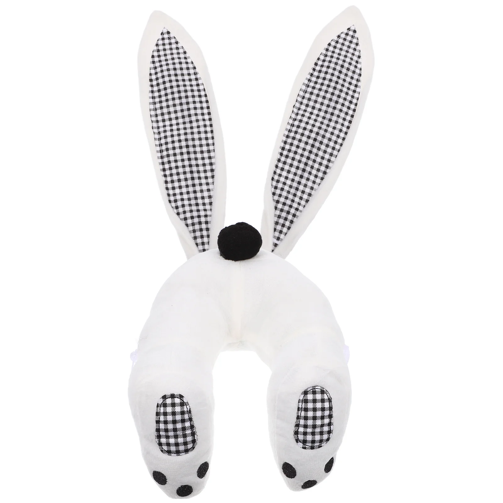 

1 set 1 Set Easter Bunny Wreath Decor Cute Flannel Diy Craft Kit For Holiday Party Home Spring Festival Decoration Ornament