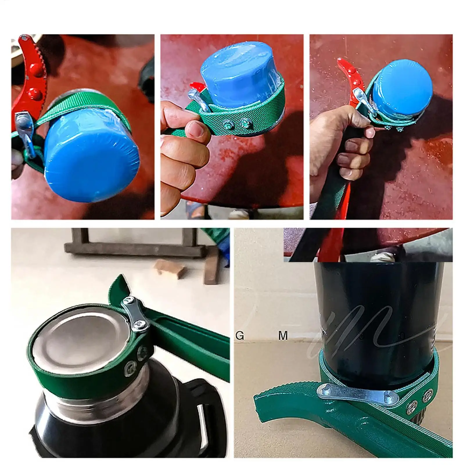 فلتر زيت وجع حزام من نوع المفك قابل للتعديل فلتر زيت السيارة أداة إزالة الصواميل للدراجات النارية إصلاح السيارات المنزل داخلي في الهواء الطلق #5