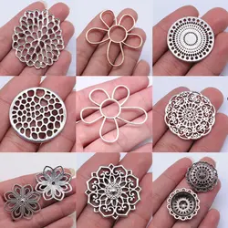 Bulk Charms For Jewelry Making Kit Pendant Diy Jewelry Accessories Hollow Flower Charms