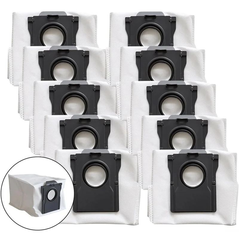 A02V-MOVA P10 Pro 용 울트라 더스트 백 교체-쉬운 장착 로봇 식 진공 청소기 액세서리