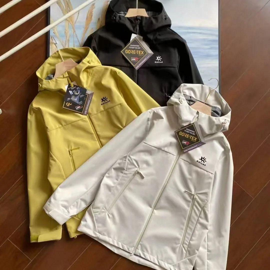 Kailas nueva chaqueta deportiva a prueba de viento impermeable de concha suave para hombres y mujeres misma empalme chaqueta de montañismo