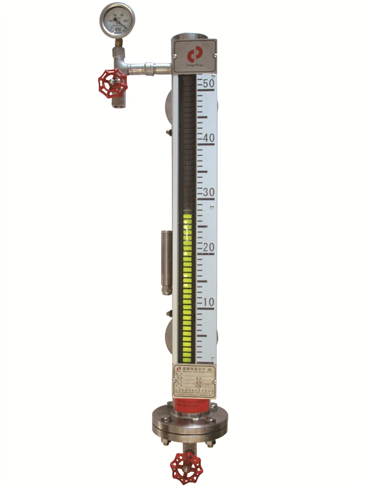 1000mm Side -Mounted Magnetic Water Liquid Level Sensor/Transducer/Gauge/Meter/Transmitter with 4-20mA Remote type lever gauge