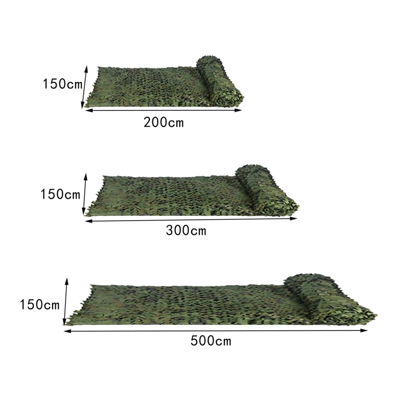 Imagem -06 - Militar Camuflagem Net Camo Netting Sombra do Exército Malha Caça Jardim Carro Acampamento ao ar Livre Caminhadas Abrigo do Sol Barraca 1.5x2 m m 5m