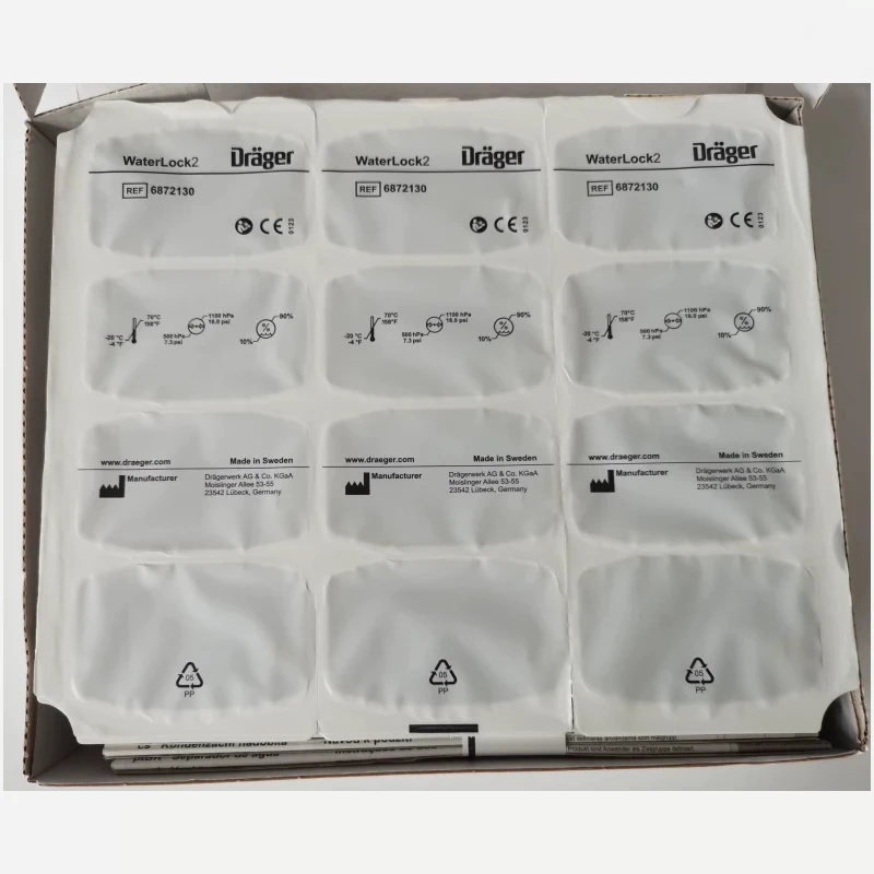 Original Drager Watertrap WaterLock 2 6872130 Replacement New Type Water Trap CO2 Gas Monitoring Watertrap 12pcs/box