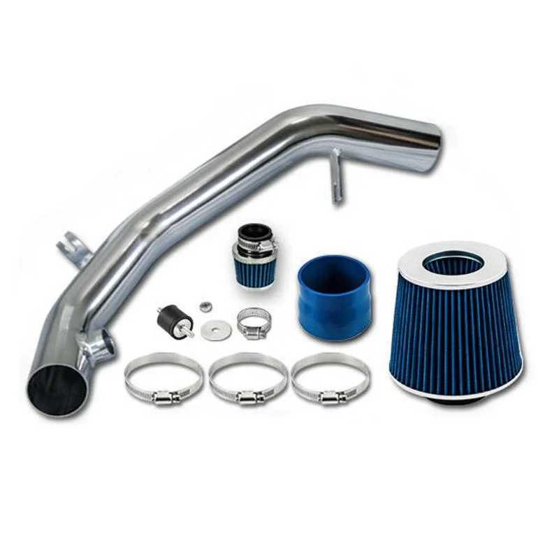 

Aluminum Pipe Engine Turbo Cold Shield Air Intake Filter Kit for VW Volkswagen Golf Jetta 2.8 VR6 99-04