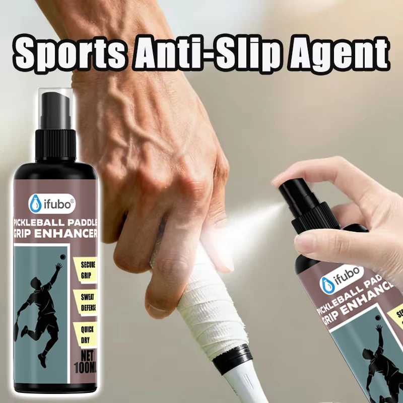 

IFUBO-100Ml Sports Grip Enhancer Spray, Anti-Slip Sweat Defense For Pickleball Paddle, Weightlifting, Rock Climbing, All Sports