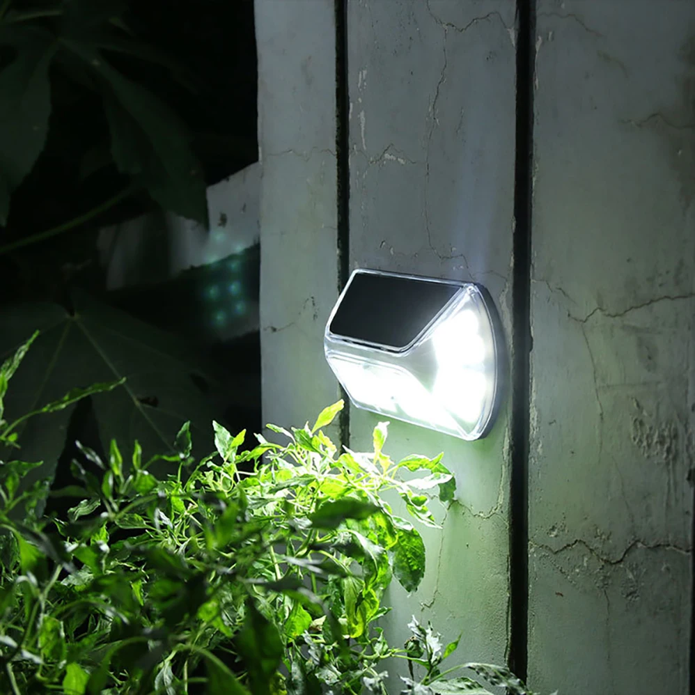 Lámpara LED Solar de pared para exteriores, luz de inducción del cuerpo humano, batería de litio de 3,7 V, 1200mA, IP65, resistente al agua, estilo minimalista moderno