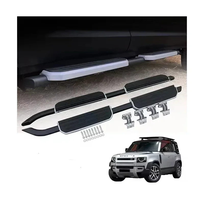 

Excellent Top QualityPedal Side Step Fits Footrests Retractable Footrests For 2020 Land Rover Defend 110 Fixed Side Step