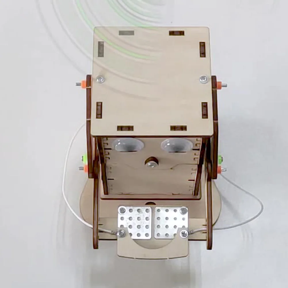 

1/2/5 шт. Робот, который ест монеты, DIY-модель, обучающий STEM-проект, деревянный робот, развивающие игрушки для школьников и детей, лабораторные игрушки для обучения
