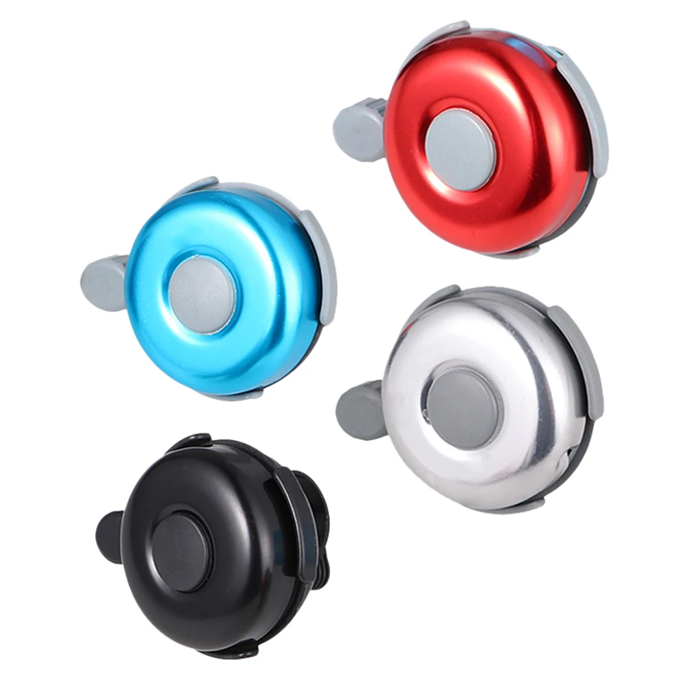 

4pcs Bicycle Bells Aluminum Alloy Loud Clear Sound Rainproof Replacement for Road Bike Mountain Bike Urban Bikes Scooter Alarm