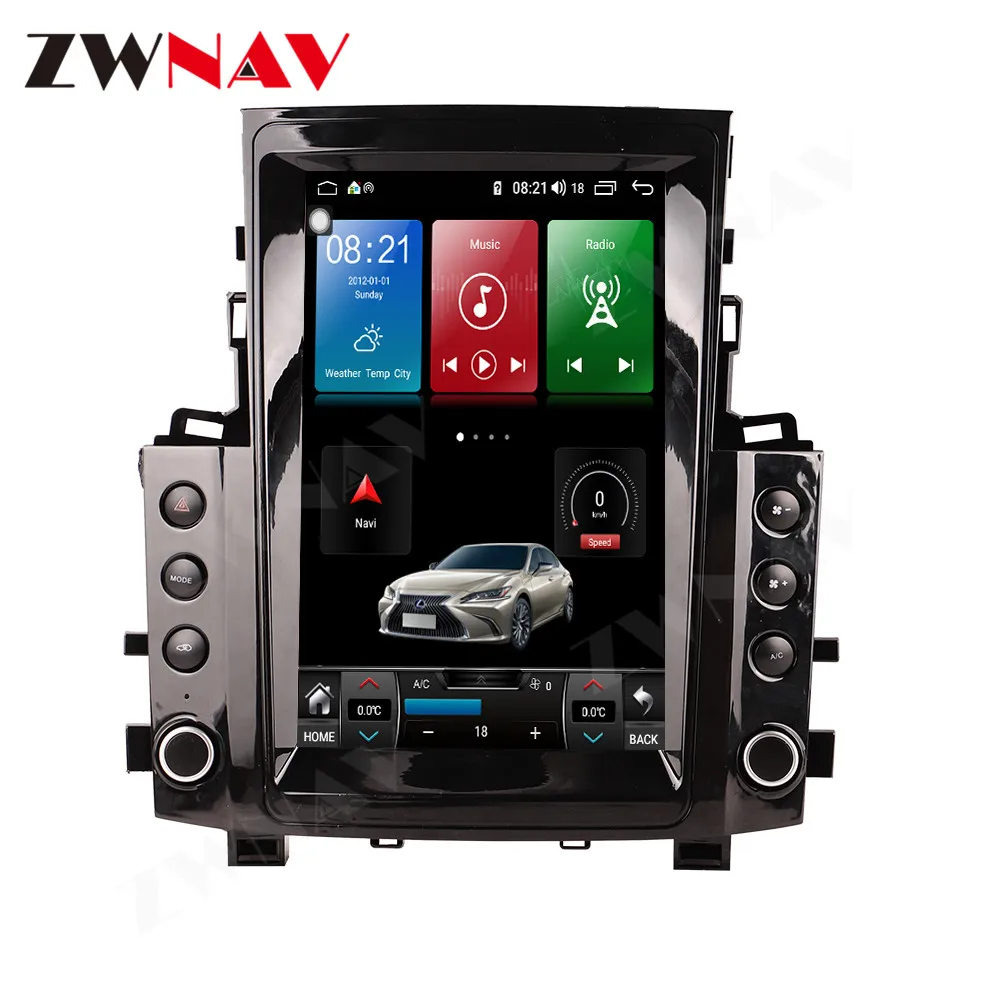 Car Radio For LEXUS LX570 2009-2013 Carplay Android 12 Car Radio Stereo Receiver Autoradio Multimedia Player GPS Navigation