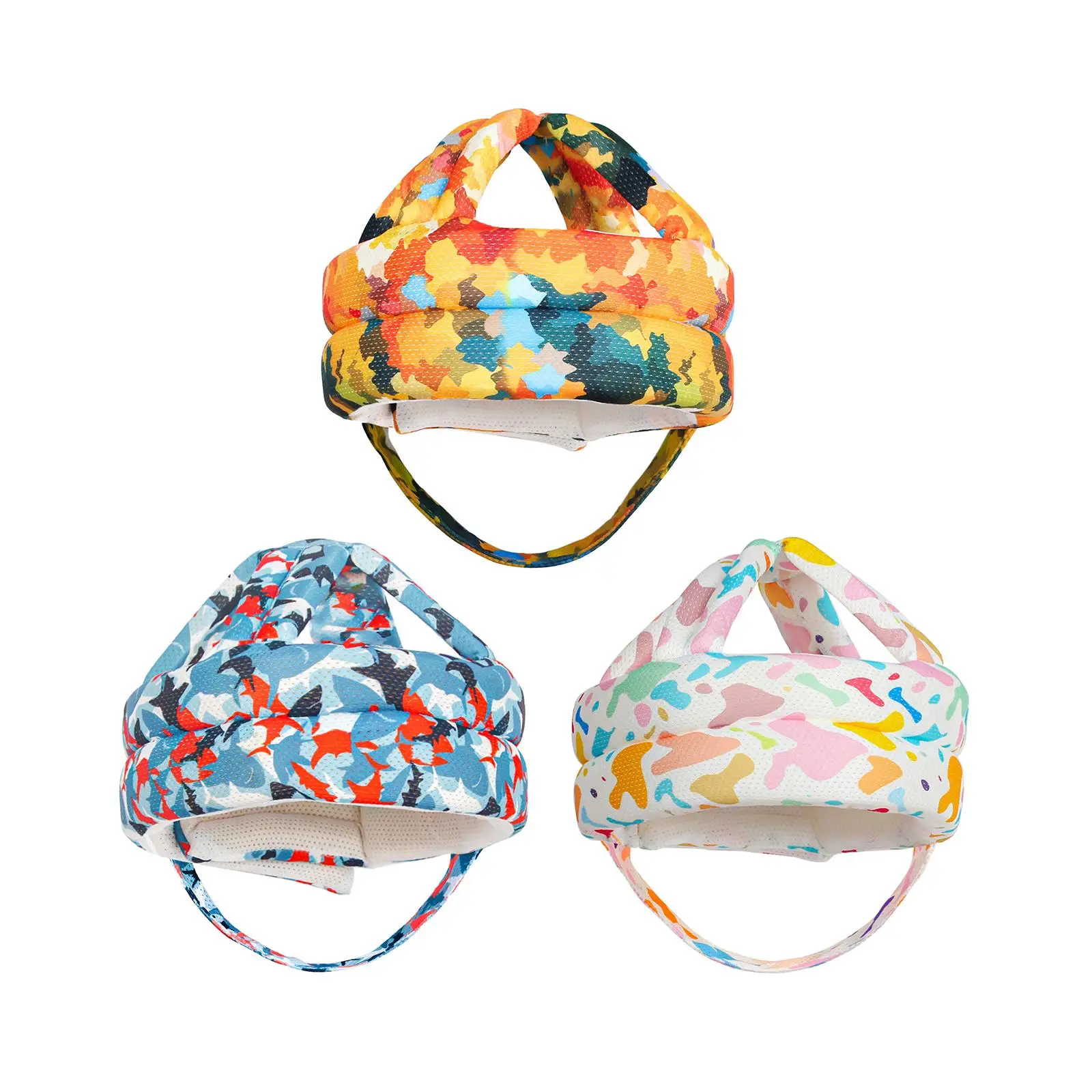 子供用保護ヘルメット 子供用帽子 ソフト衝突防止 歩き方を学ぶプロテクター 子供用保護キャップ 8-36ヶ月用 遊び用