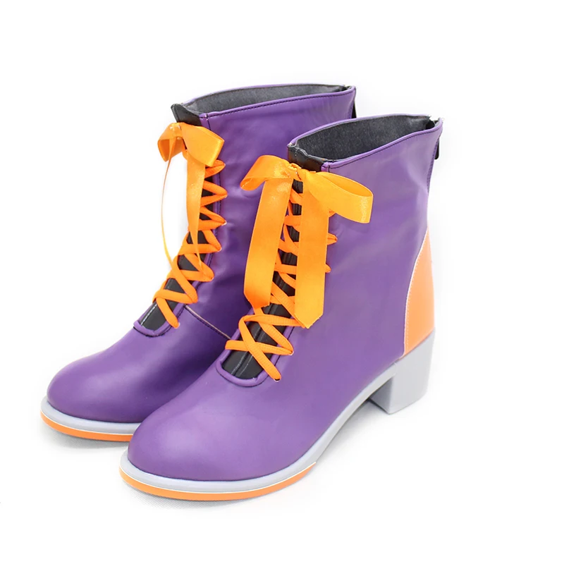 Game Pretty Derby Hallowmas Rijstdouche Cosplay Schoenen Laarzen Record-Breaking Black Assassin Voor Hallowmas Party Volwassen Vrouwen Mannen