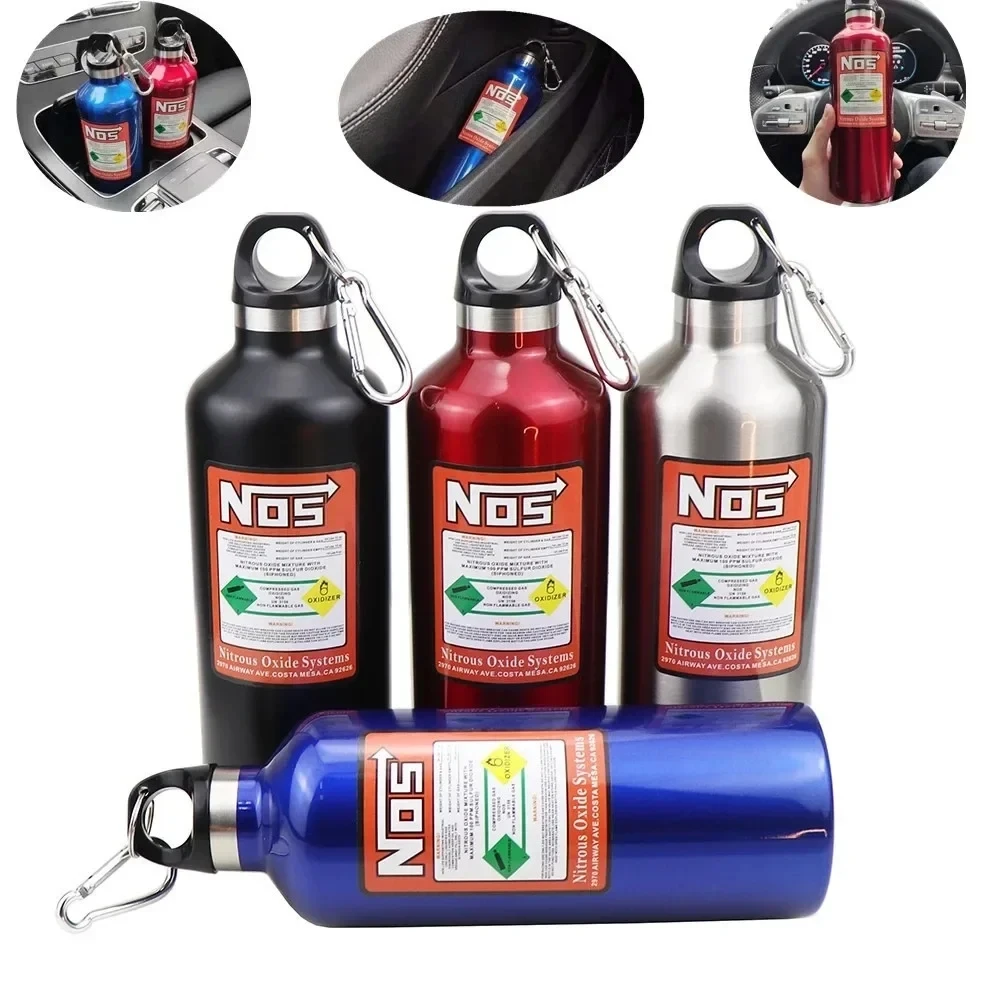 Car Insulation Cup NOS Nitrogen Cylinder Vacuum Stainless Steel Kettle 500ML High-capacity Travel Sports Bottle Water Cup