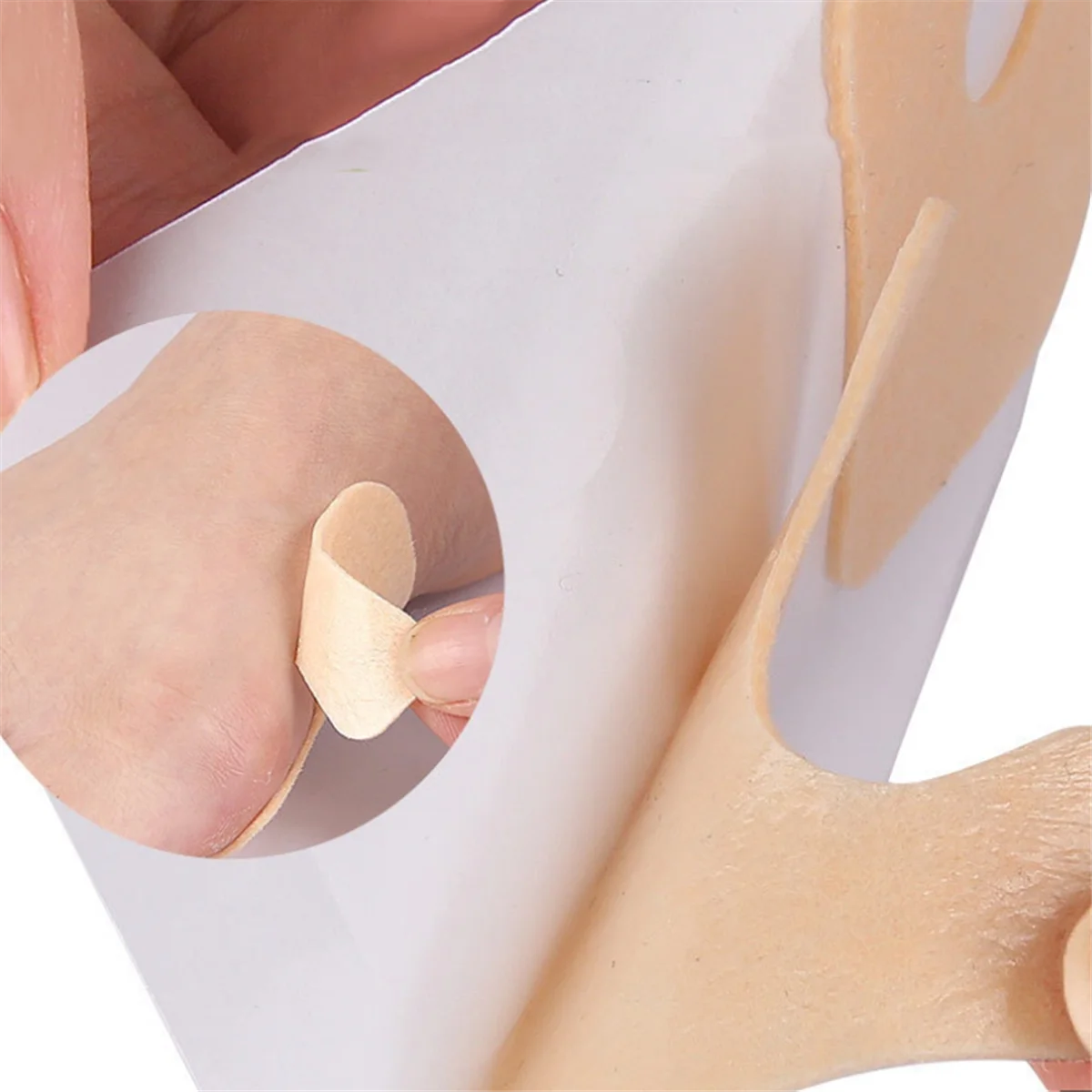 A71P 120 قطعة على شكل حرف U وسادات مسامير القدم وسادات مشط القدم لتخفيف الآلام وسادة القدم إبقاء مسامير القدم من وسادات الفرك #6