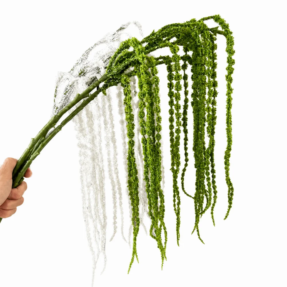 11 Spikes Flower Artificial Long Spikes Flower Foam Wall Hanging Decorative Hanging Plant Scenery Decoration Multicolor