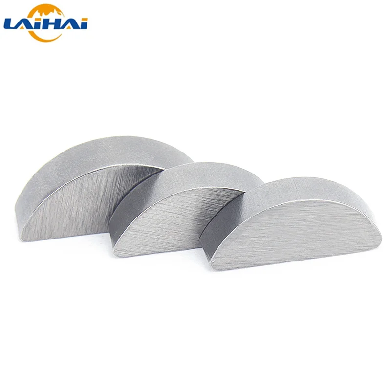 

2/ 5/ 10/ 20/ 50pcs M2 M2.5 M3 M4 M5 M6 M8 M10 A3 Carbon Steel Woodruff Keys Metal Flat Semi-circular Half-Moon Bond Key
