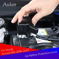 Car Battery Electrode Waterproof Dustproof Protective Cover Sticker For Honda Accord 10th 2018 2019 2020 2021 Accessories