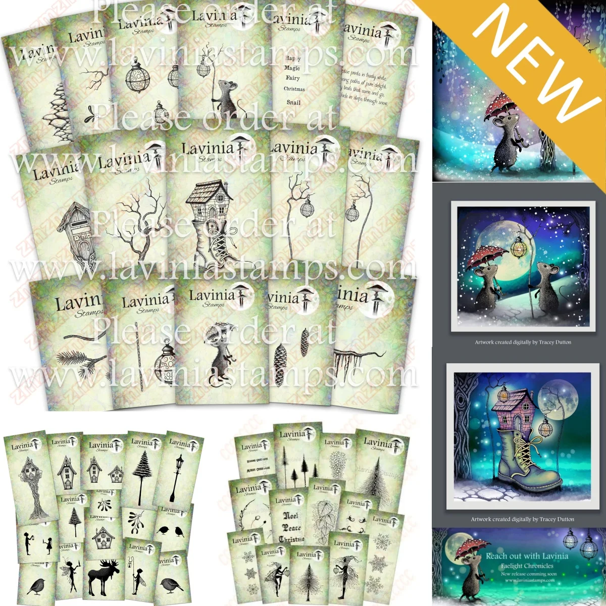 

October 2025 The Faelight Chronicles Collection New Clear Stamps for DIY Scrapbook Paper Card Craft Template Christmas New Stamp