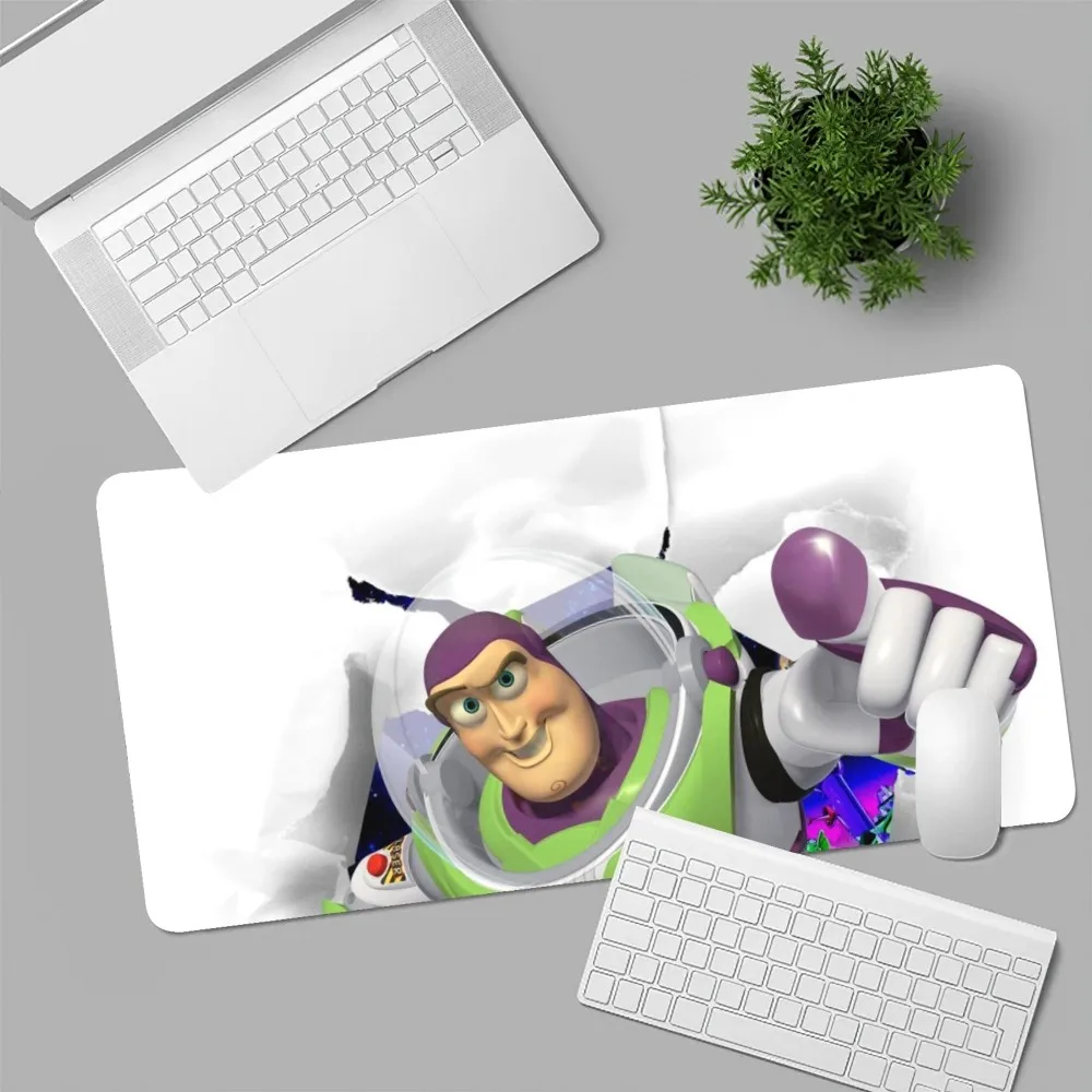 Cartoon Cute B-Buzz L-Lightyear Cool Mousepad Computer Laptop Gamer Pad PC Gaming Accessories Desk Mats