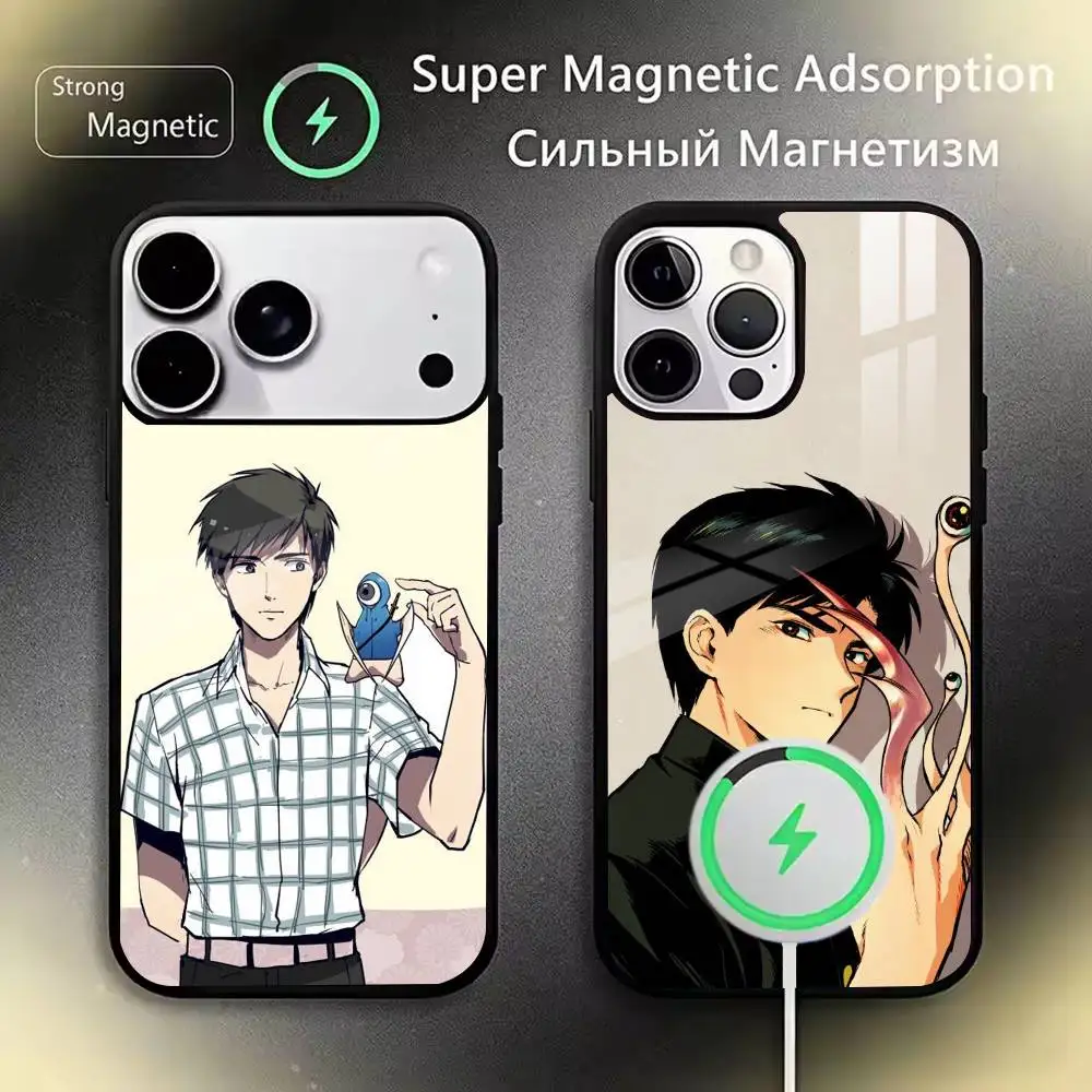 Anime Parasyte The Maxim Phone Case For iPhone17,16,15,14,13,12,11 Plus,Pro,Max Magnetic with Wireless Charging