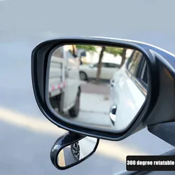 Universal Car Accessories Car Mirror Auxiliary Rear View Mirror Wide Angle Side Rear Mirrors Reverse Blind Spot 360ยฐ Adjustable