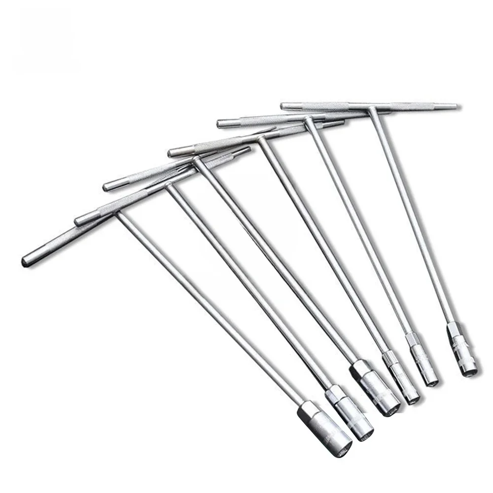 أحجام متري 2-10 مم، سبائك معدنية عالية الصلابة، 360 درجة ° مجموعة مفاتيح ألين بمقبض على شكل حرف T، مفتاح سداسي مزدوج الاستخدام من النوع T/L - Profe #1