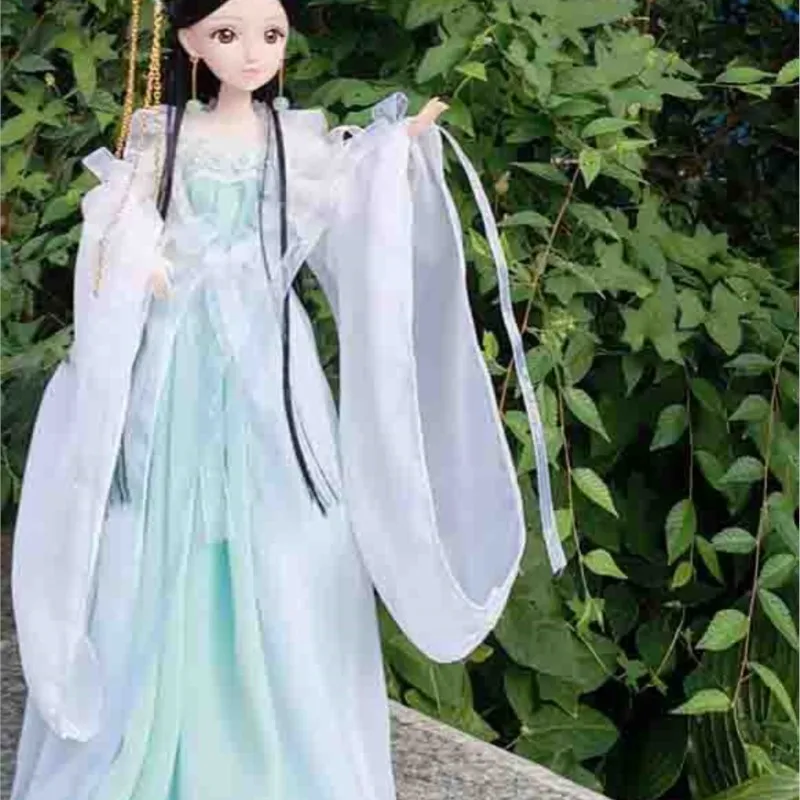 

Chinese Style Children's Ancient Costume Doll Bed Traditional Ancient Princess 30cm Doll Toy Children's Day Birthday Gift LE068