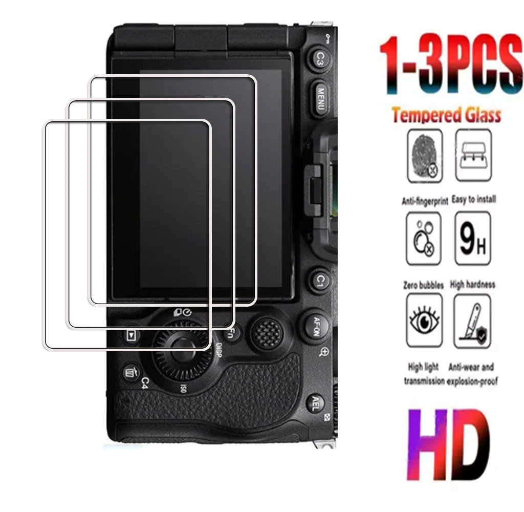 1-3PCS HD gehärtetes Glas für Sony Alpha ZV1 A9 A7RV A7R5 A7IV A7M5 M4 M3 M2 V A7III II A7R2 RX100 M6 M7 Displayschutzfolie