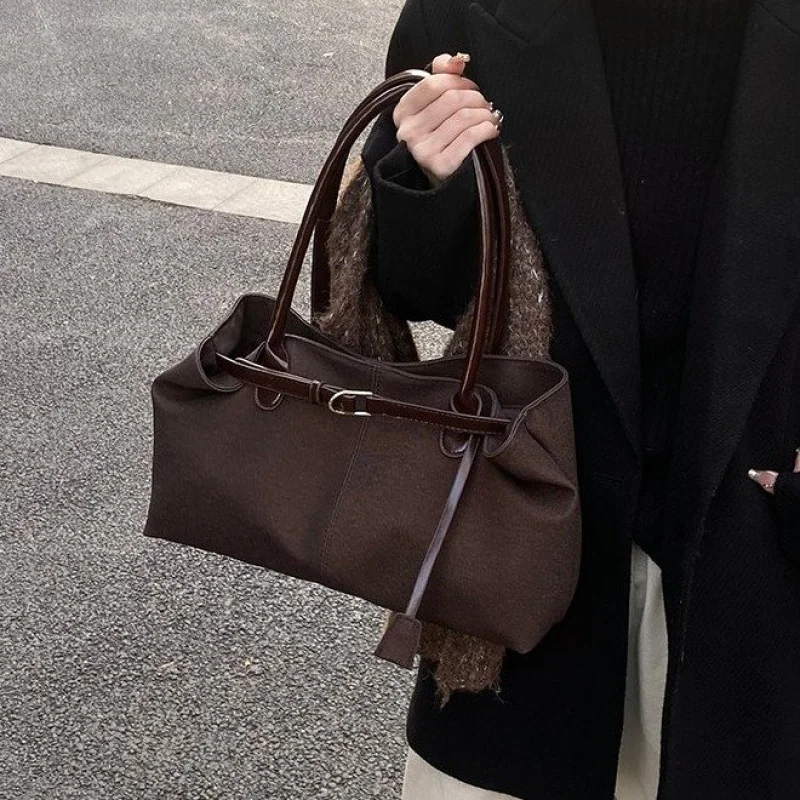 

High-End Women's Handbag Made Of Ocean-Printed Leather Boasting Trendy Paris Vintage Stylish Daily Look​