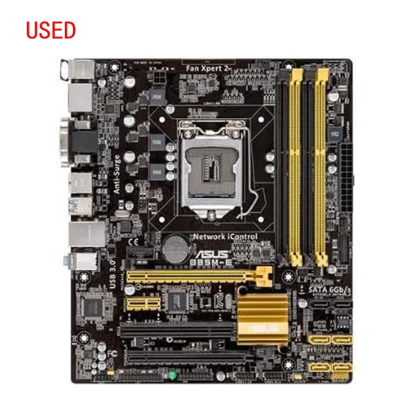 Asus B85M-E płyta główna B85 gniazdo LGA 1150 i7 i5 i3 DDR3 32G SATA3 USB3.0 Micro-ATX