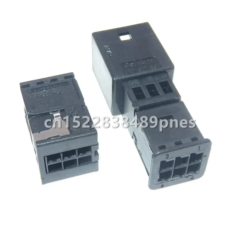 6 Pole 8E0 971 833 8E0 971 834 Automobile Anti-glare Rearview Mirror Wiring Harness Connector Car Socket 1418784-1