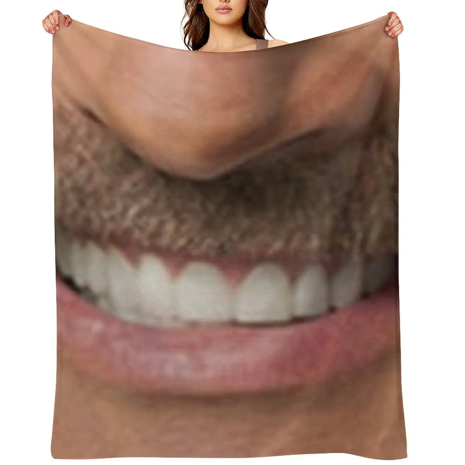 

Dr. Phil's Magnificent 'Stache Throw Blanket Soft Big Nap Multi-Purpose Baby Blankets