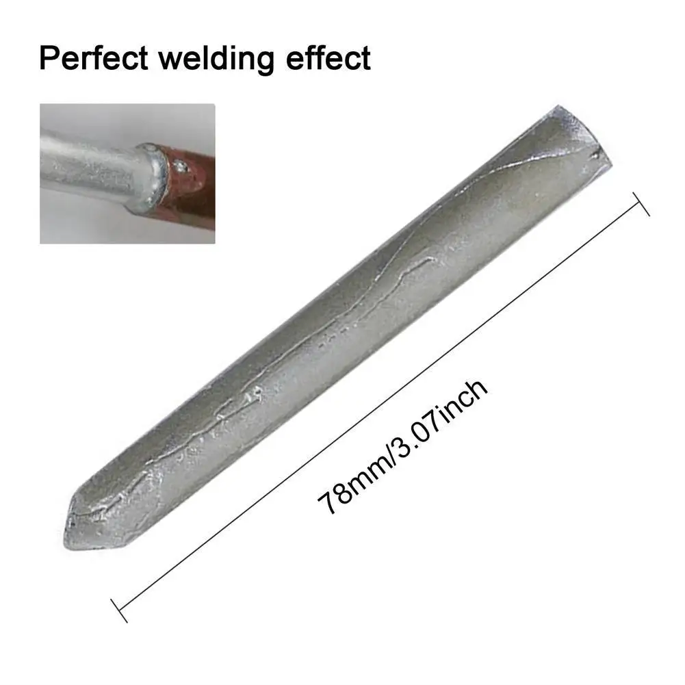 3/6pcs Low Temperature Easy Melt Aluminum Welding Rods Vacuum Weld Bars Cored Wire For Soldering Aluminum Repairing Agent Kits