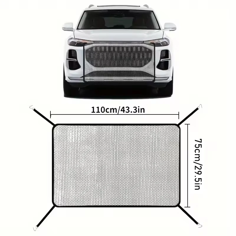 Car Condenser Protective Net Radiator Bug Screen Mosquito Repellent Universal Anti Insect Grill Water Tank Protector