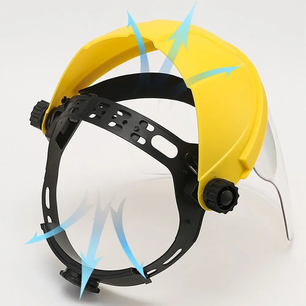 

PC Plastic Welding Protective Mask Transparent Anti Splash Welding Helmet Anti-UV Flip Front Visor Welder Face Shield ARC Weld