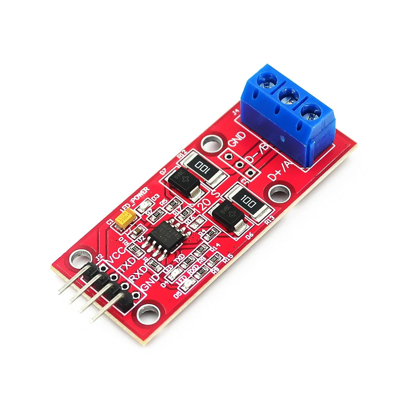 MCU TTL do modułu RS485 485 do portu szeregowego Sprzęt przełączający poziom UART automatyczny przepływ sterowania