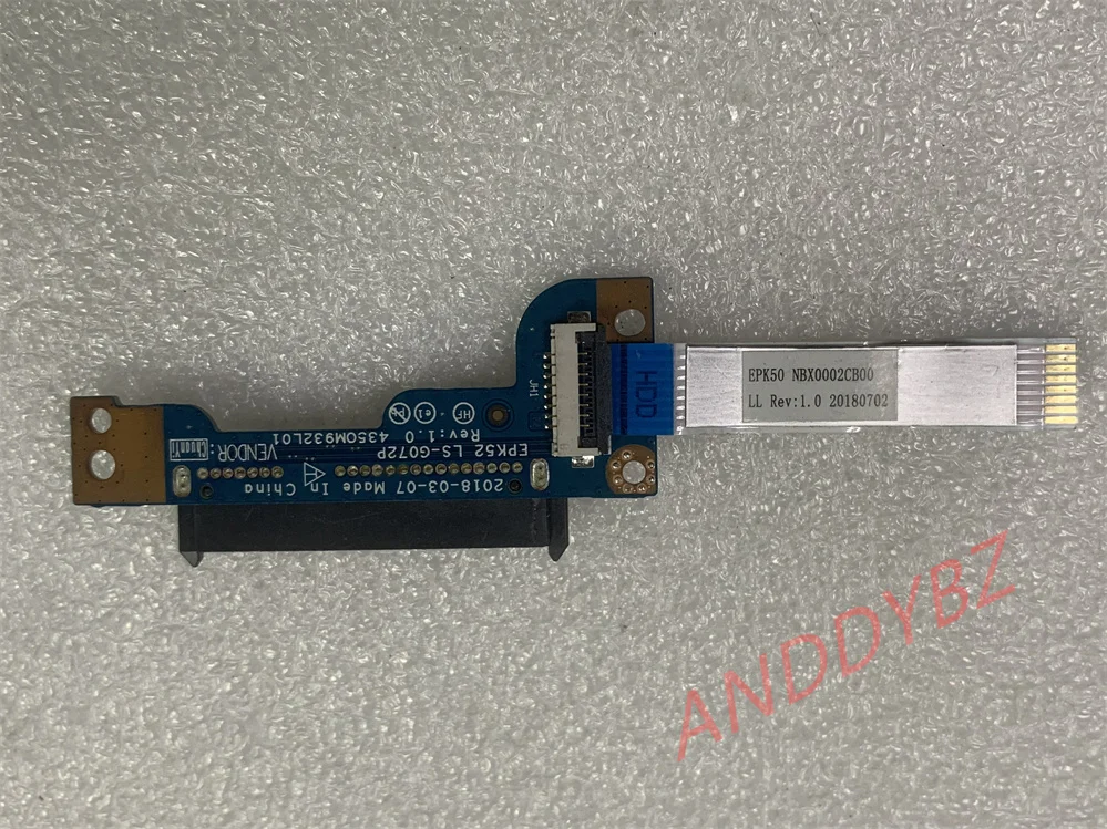 

Used Genuine Deal4GO ls-g072p SATA Hard Drive Cable HDD Board Connector for HP 15.6" 15-DA 15-DB 15-DA0012DX 15-DB0006DS L2045