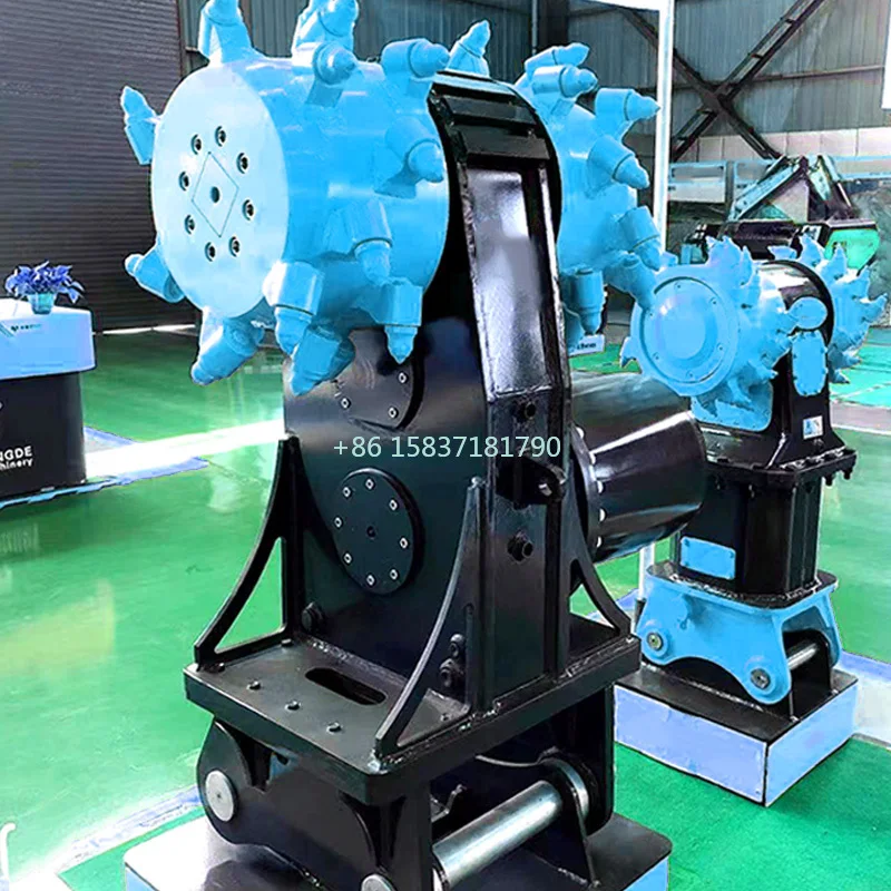 YG Chain Drum Cutter Attachments Hydraulic Milling Machine Construction Project Rotary Drum Cutter Milling Machine for Poland