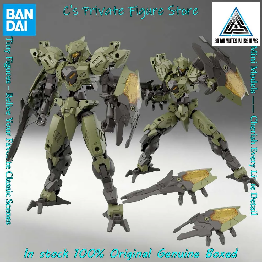 offre-speciale-en-stock-bandia-30-minutes-missions-green-bexm-40-novalve-figurine-anime-modele-d'action-cadeau