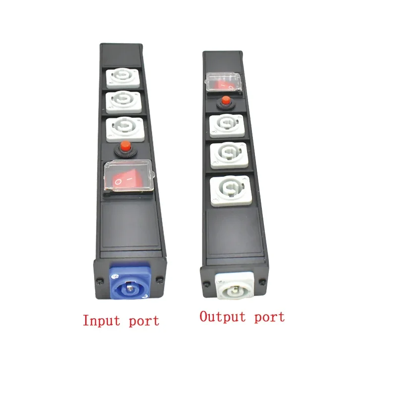 Aviation Socket Stage Light LinkNAC3MPA NAC3MPB C Power Chassis With Double Break Switch Overload Protection No Extension Cable