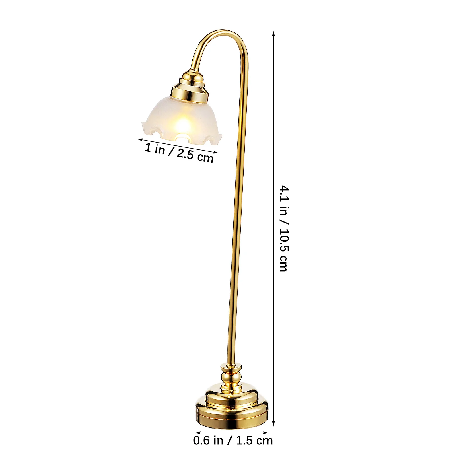 2pcs Mini Table Lamp Operated Warm Glow Dollhouse Lighting Decor For Miniature House Diy Room Decoration Ornament