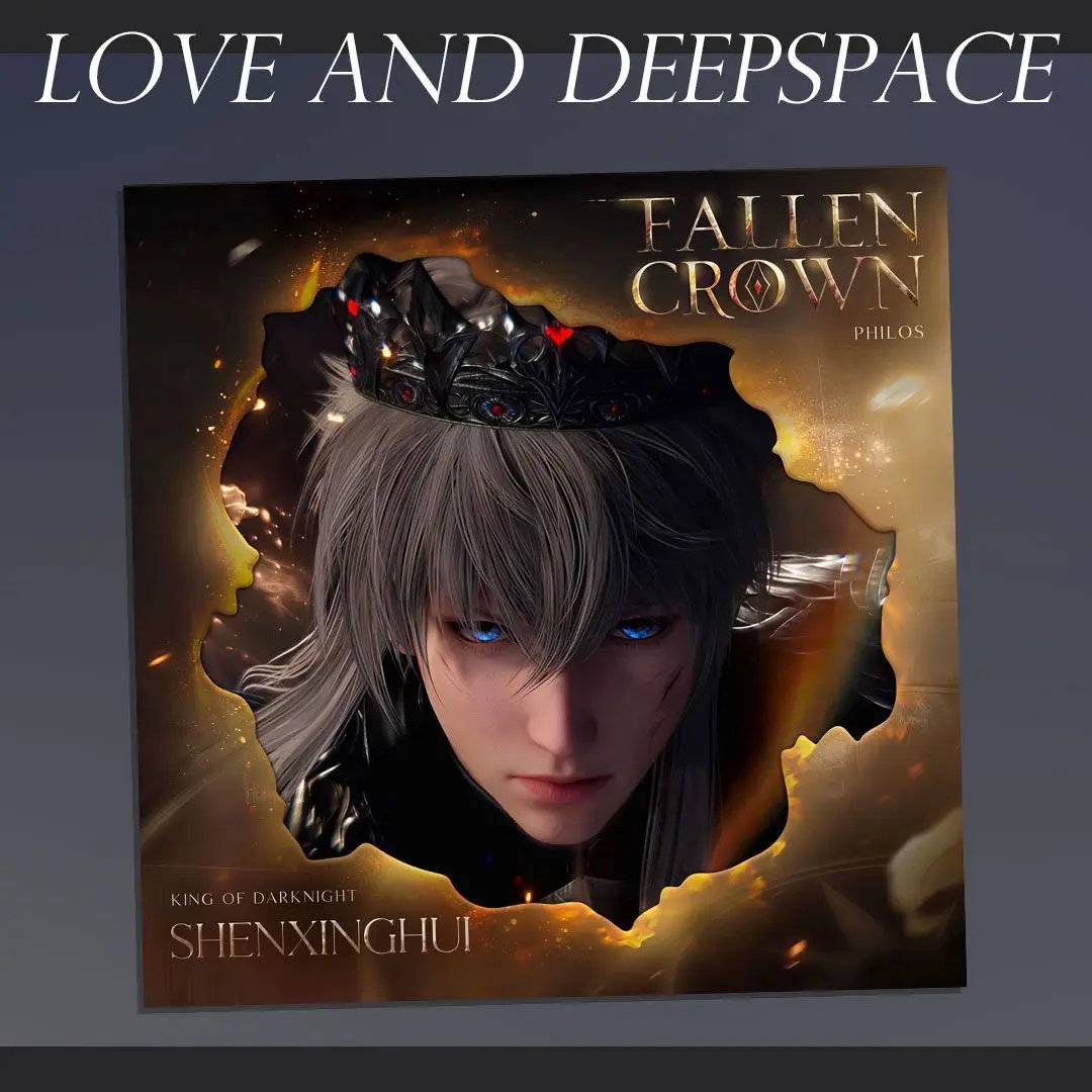 Love and Deepspace Square Light Film Card Sylus Caleb Rafayel Anime Game Transparent Photocard Collectible Fans Merch Gift view 2