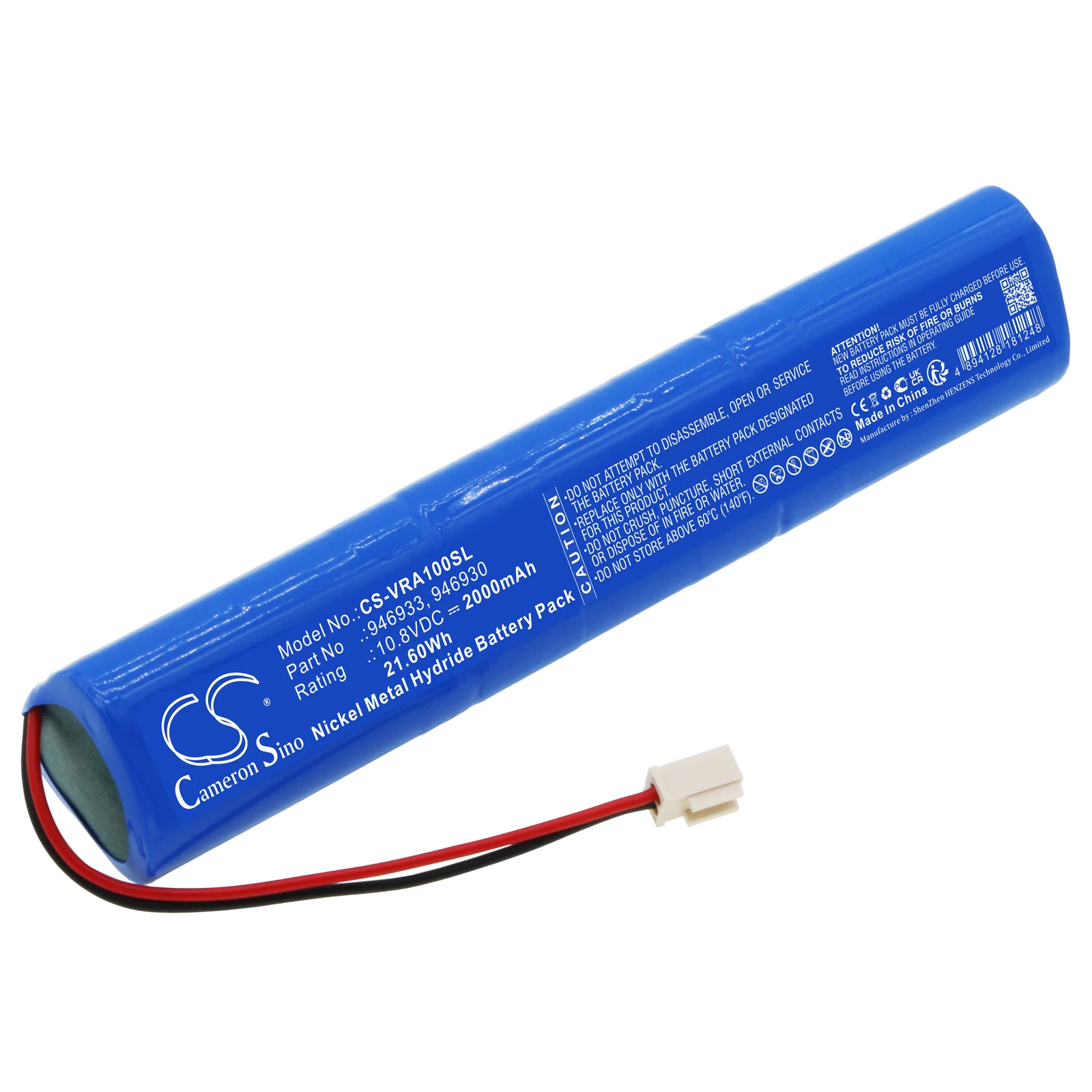 CS Replacement Battery For Velux 946930, 946933PN: 2000mAh/21.60Wh