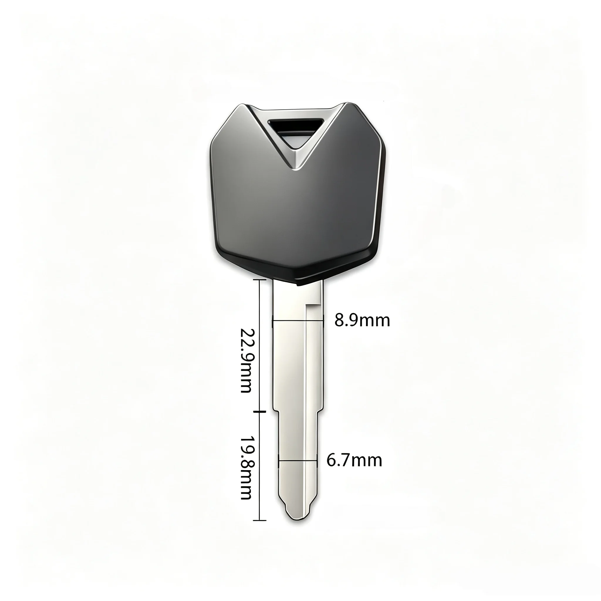 Motorcycle Key For Kawasaki ZX12R ZX-12R ZX-10R ZX10R ZX6R 2005-2011 Z750 Z800 Z900 Z1000 ER-6N ER6N ER6F Detachable chip key