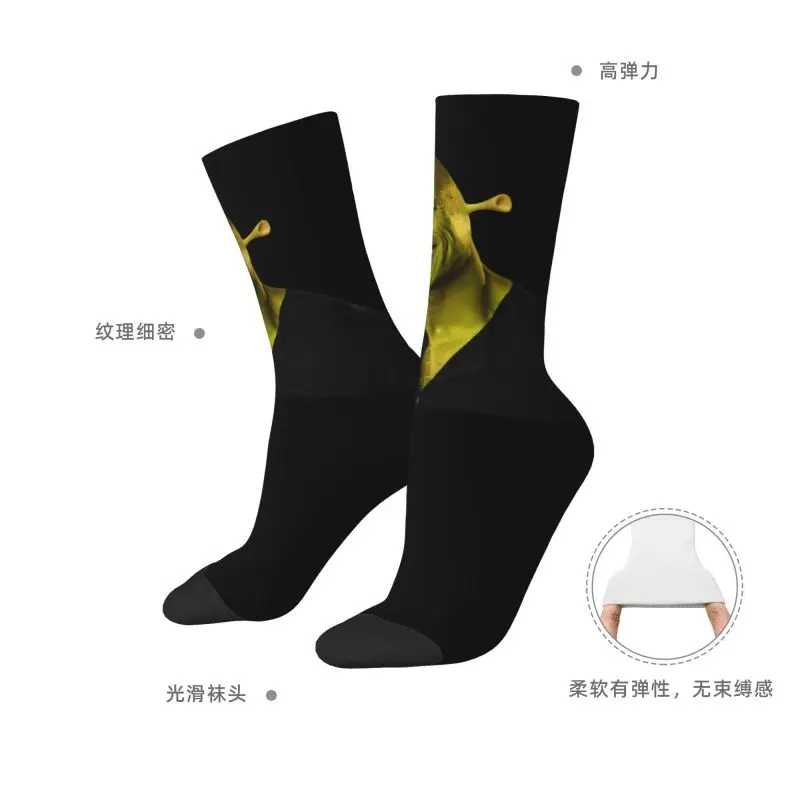 Kawaii دواين The Shrok Johnson Socks الرجال النساء الدافئة ثلاثية الأبعاد طباعة روك العضلات رجل كرة السلة الرياضة طاقم الجوارب